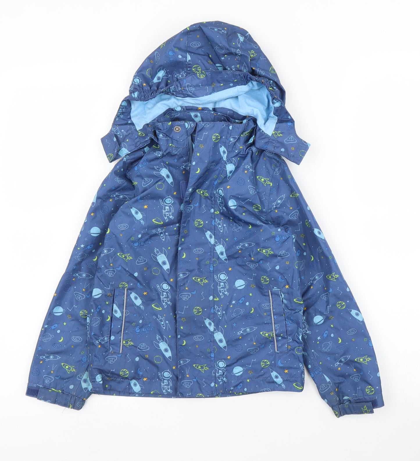 Lily & Dan Boys Blue   Rain Coat Coat Size 5-6 Years