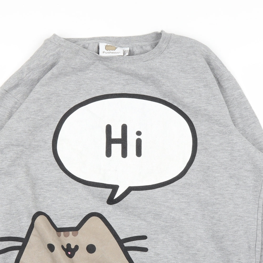 Primark Womens Grey   Pullover Jumper Size L