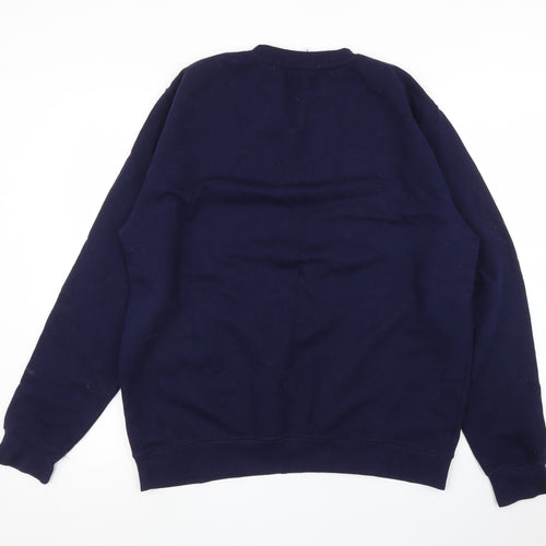 Just Hoods Mens Blue   Pullover Jumper Size L