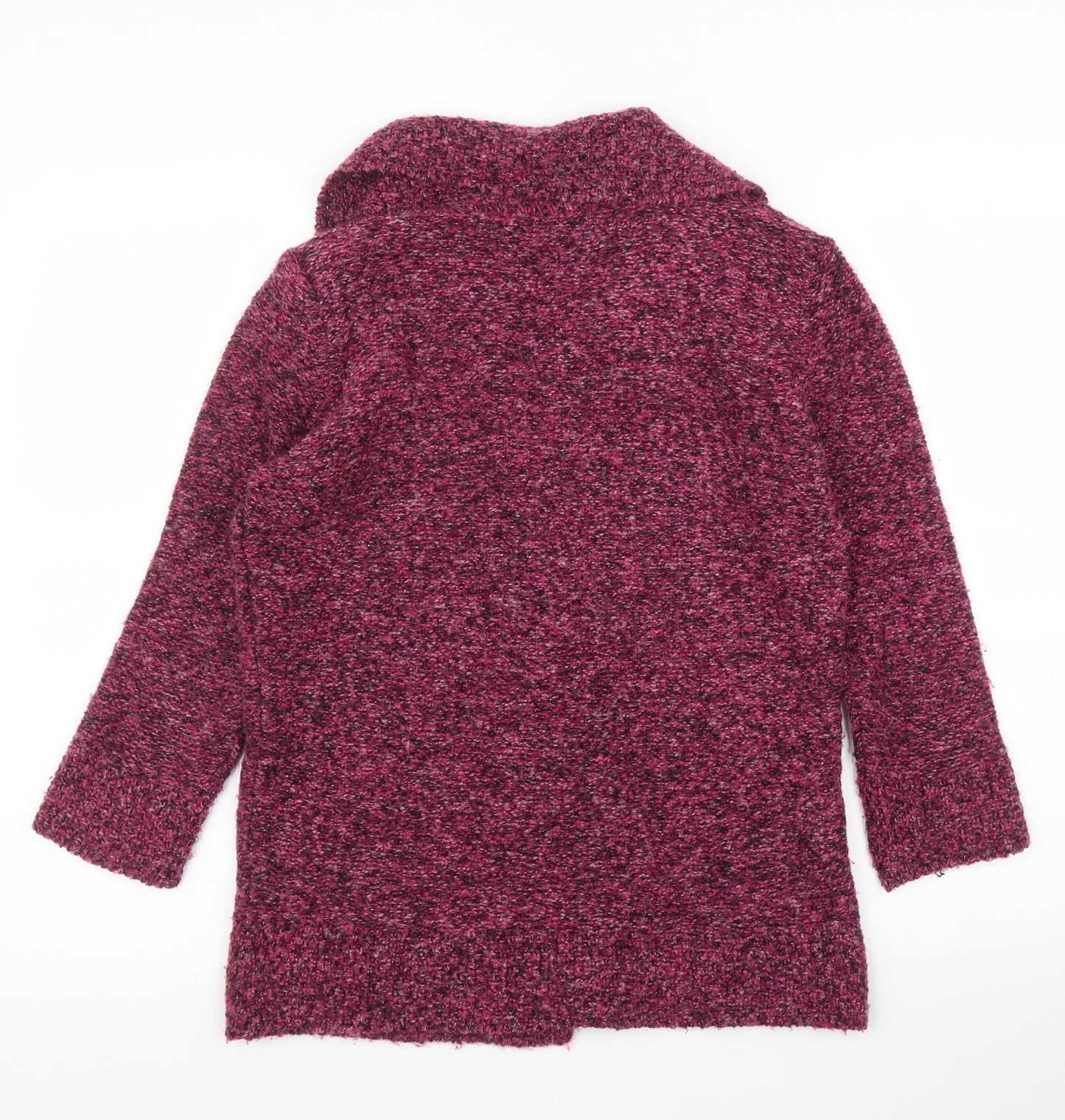 M&S Womens Purple   Cardigan Jumper Size S
