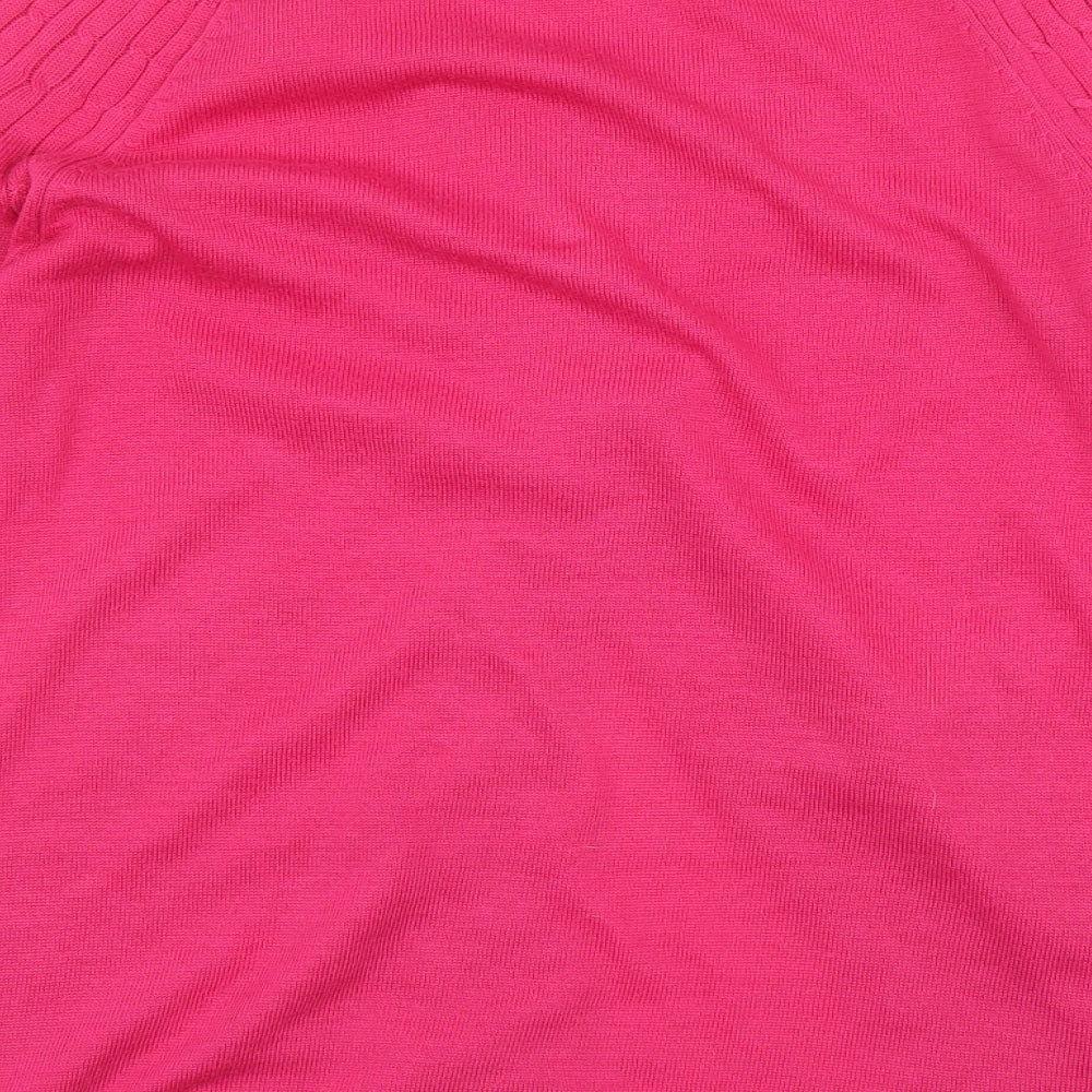 George Womens Pink   Cardigan Jumper Size M