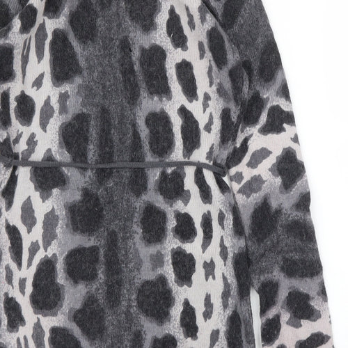 H&M Womens Grey Animal Print  Pullover Jumper Size XS  - Giraffe print