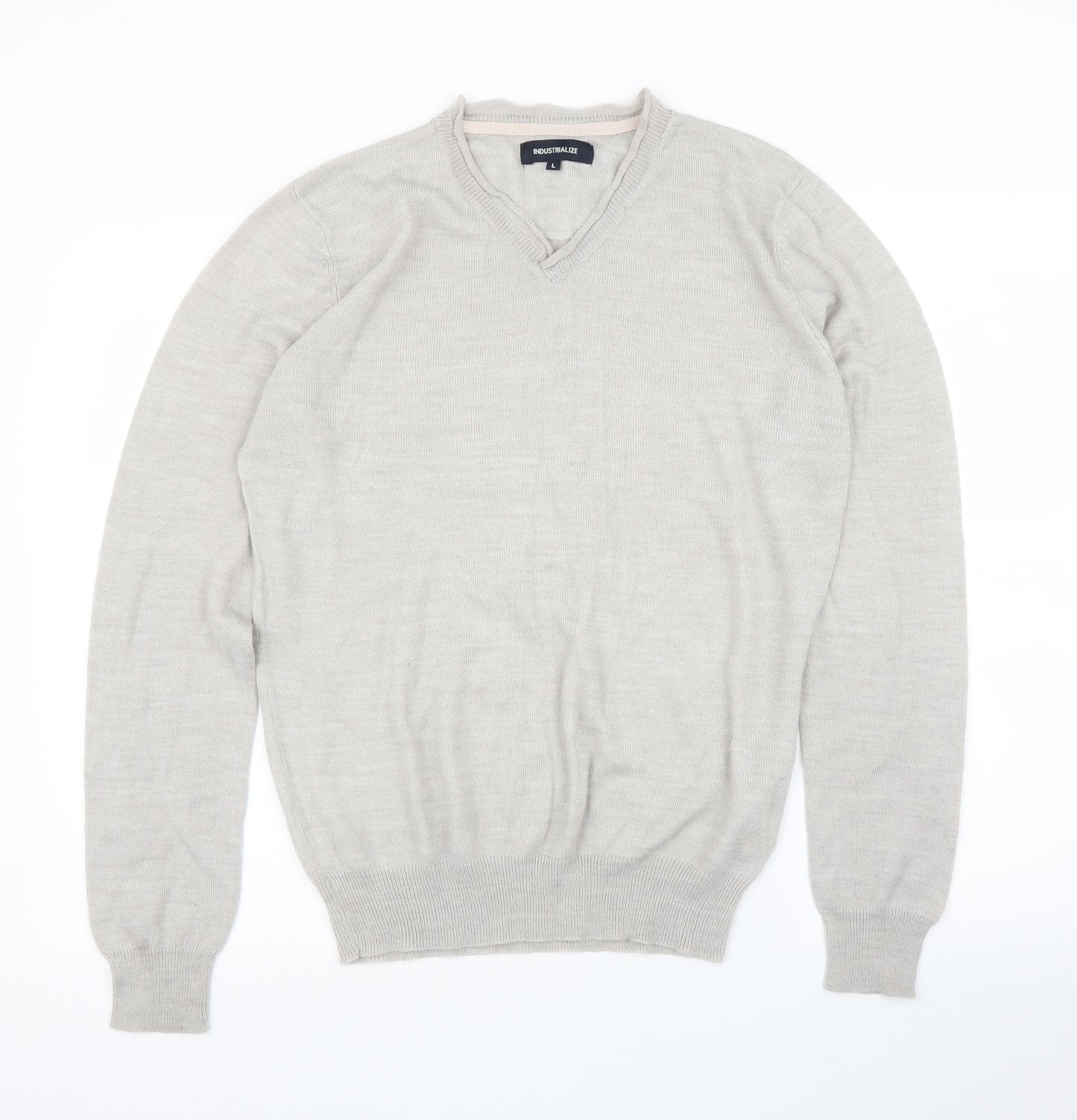Industrialise Mens Beige   Pullover Jumper Size L