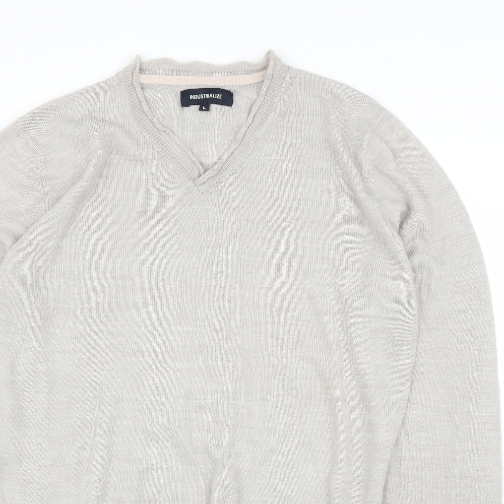 Industrialise Mens Beige   Pullover Jumper Size L
