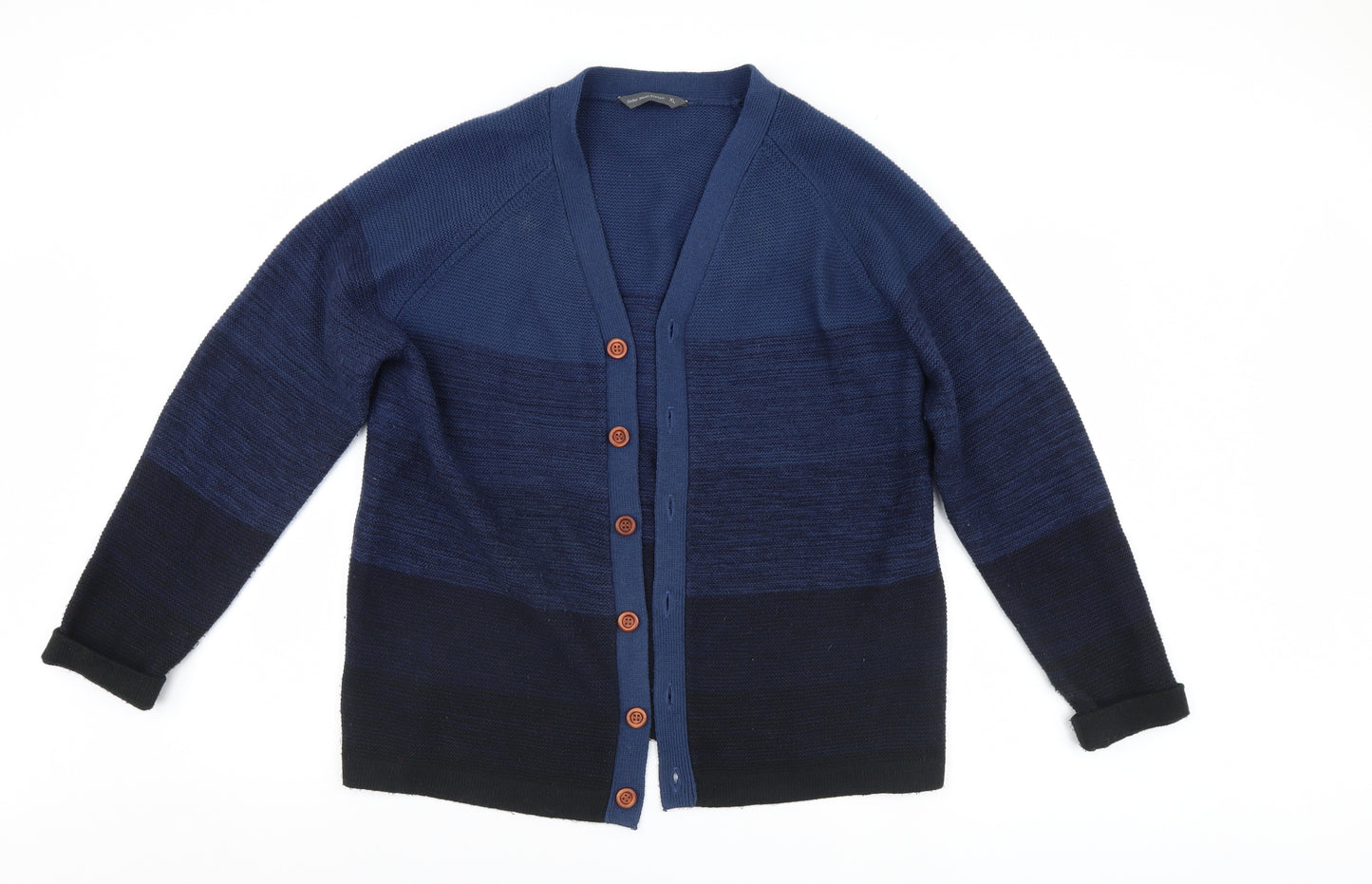 Cedar Wood State Mens Blue   Cardigan Jumper Size XL