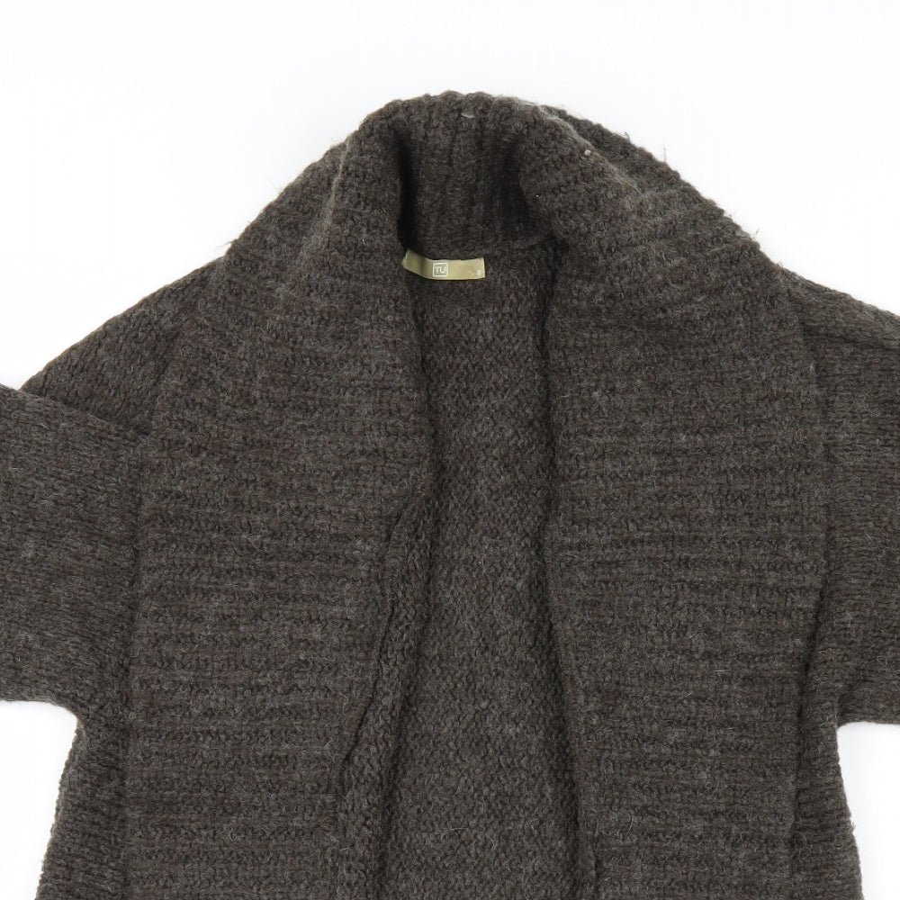 TU Womens Brown   Cardigan Jumper Size 8