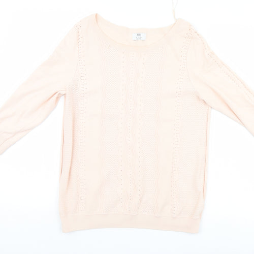 F&F Womens Pink   Pullover Jumper Size 10