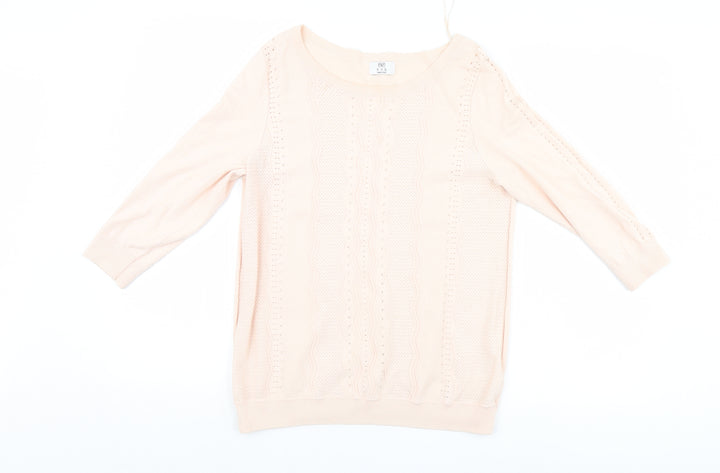F&F Womens Pink   Pullover Jumper Size 10