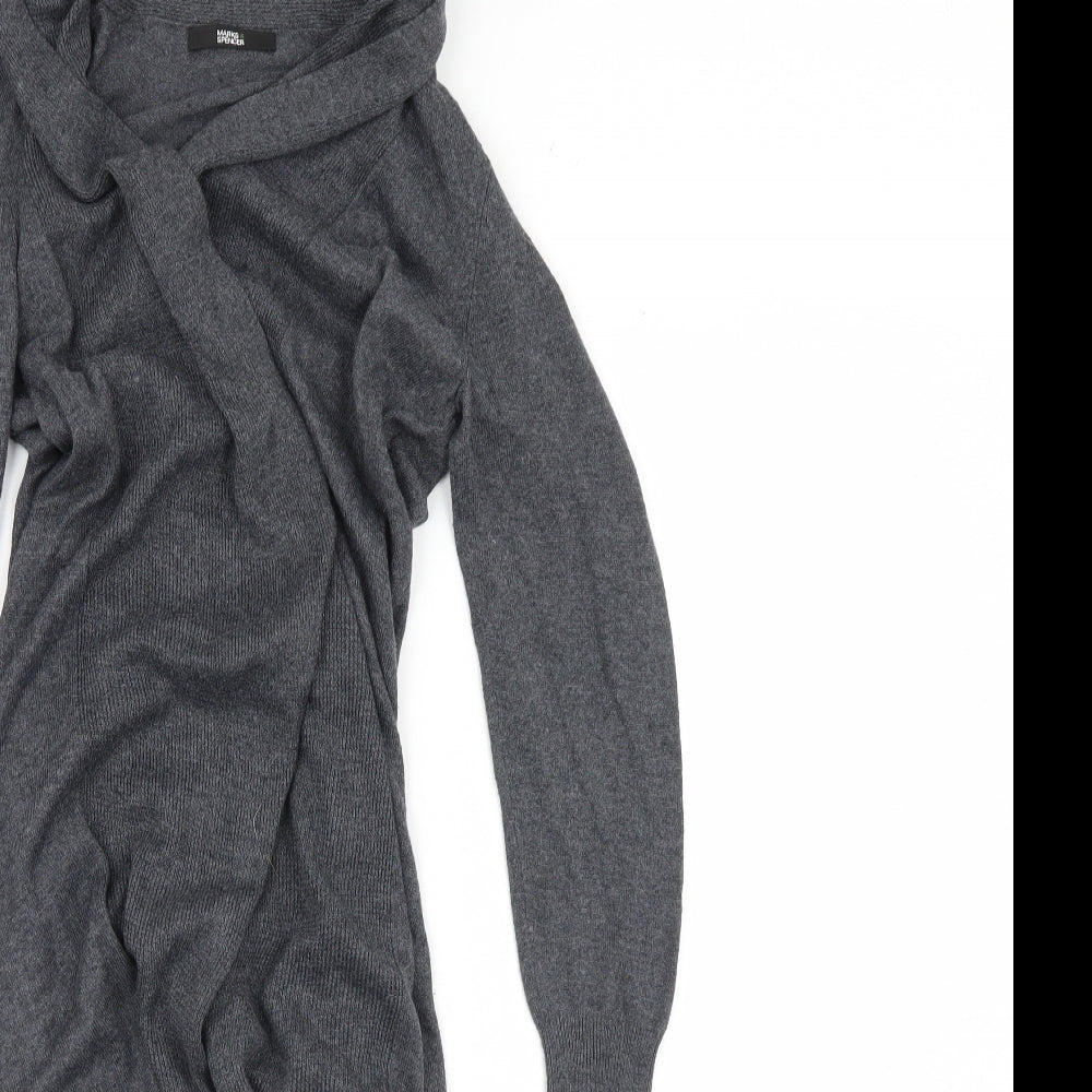 Marks and Spencer Womens Grey   Cardigan Jumper Size 10