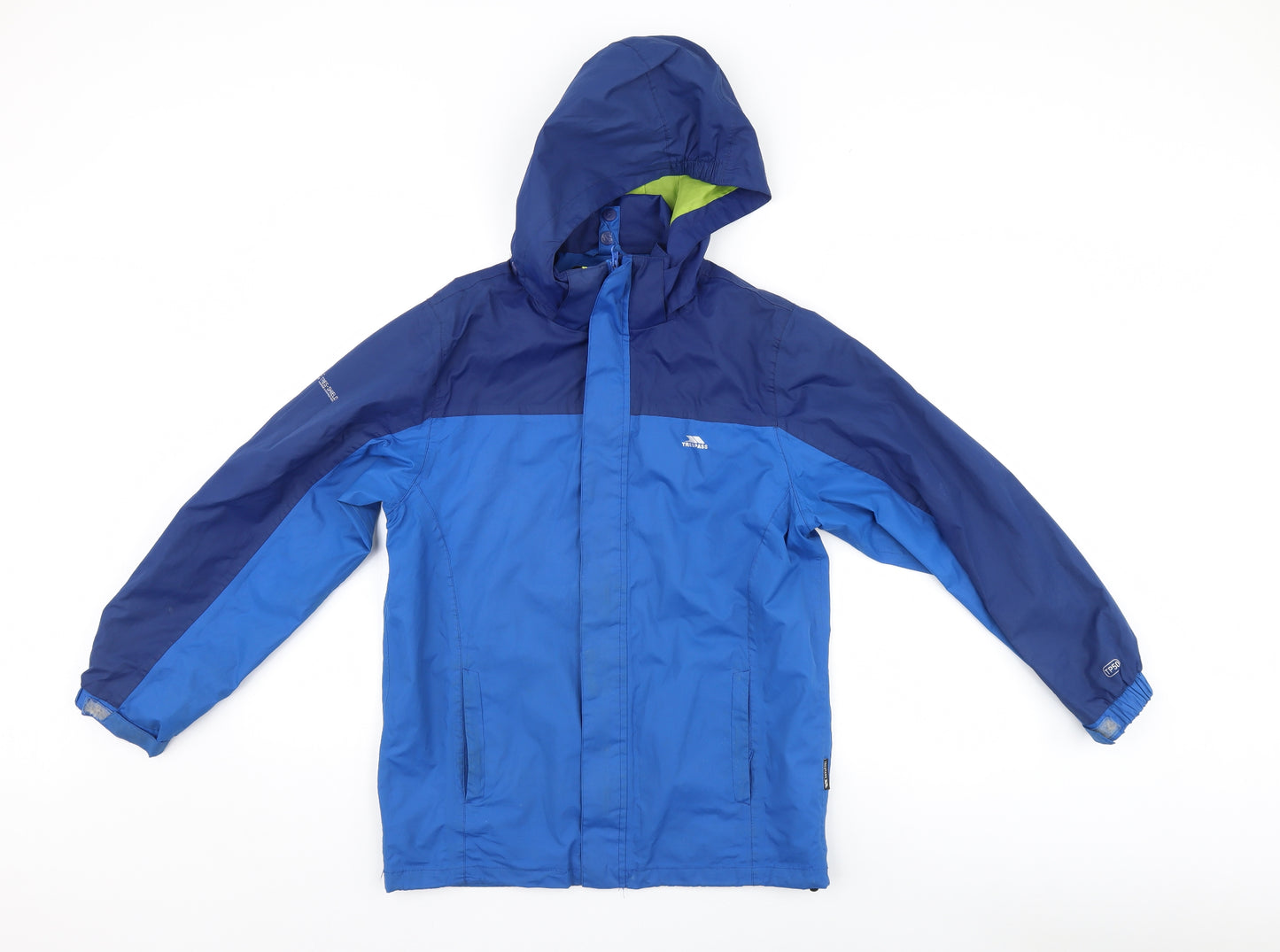 Trespass Boys Blue   Rain Coat Coat Size 11-12 Years