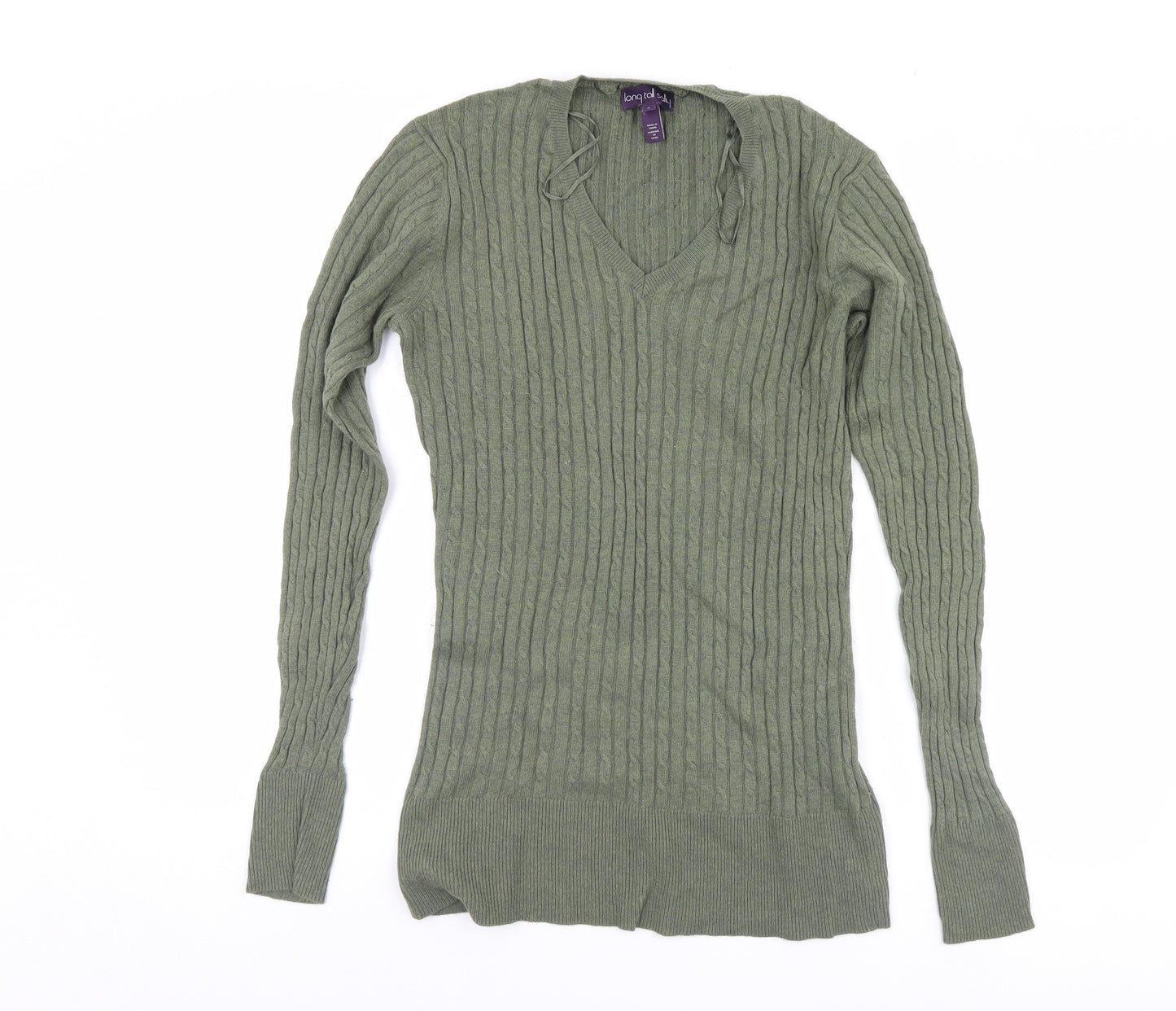 Long Tall Sally Womens Green   Pullover Jumper Size S