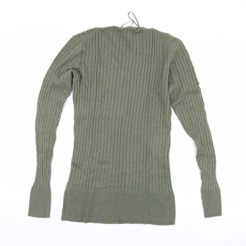 Long Tall Sally Womens Green   Pullover Jumper Size S