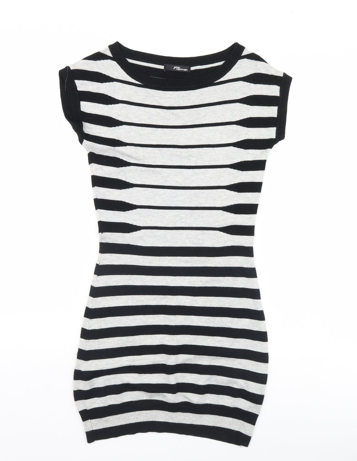Jane Norman Womens Multicoloured Striped  Jumper Dress  Size 10