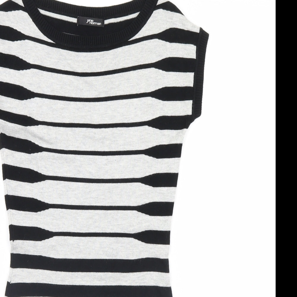 Jane Norman Womens Multicoloured Striped  Jumper Dress  Size 10