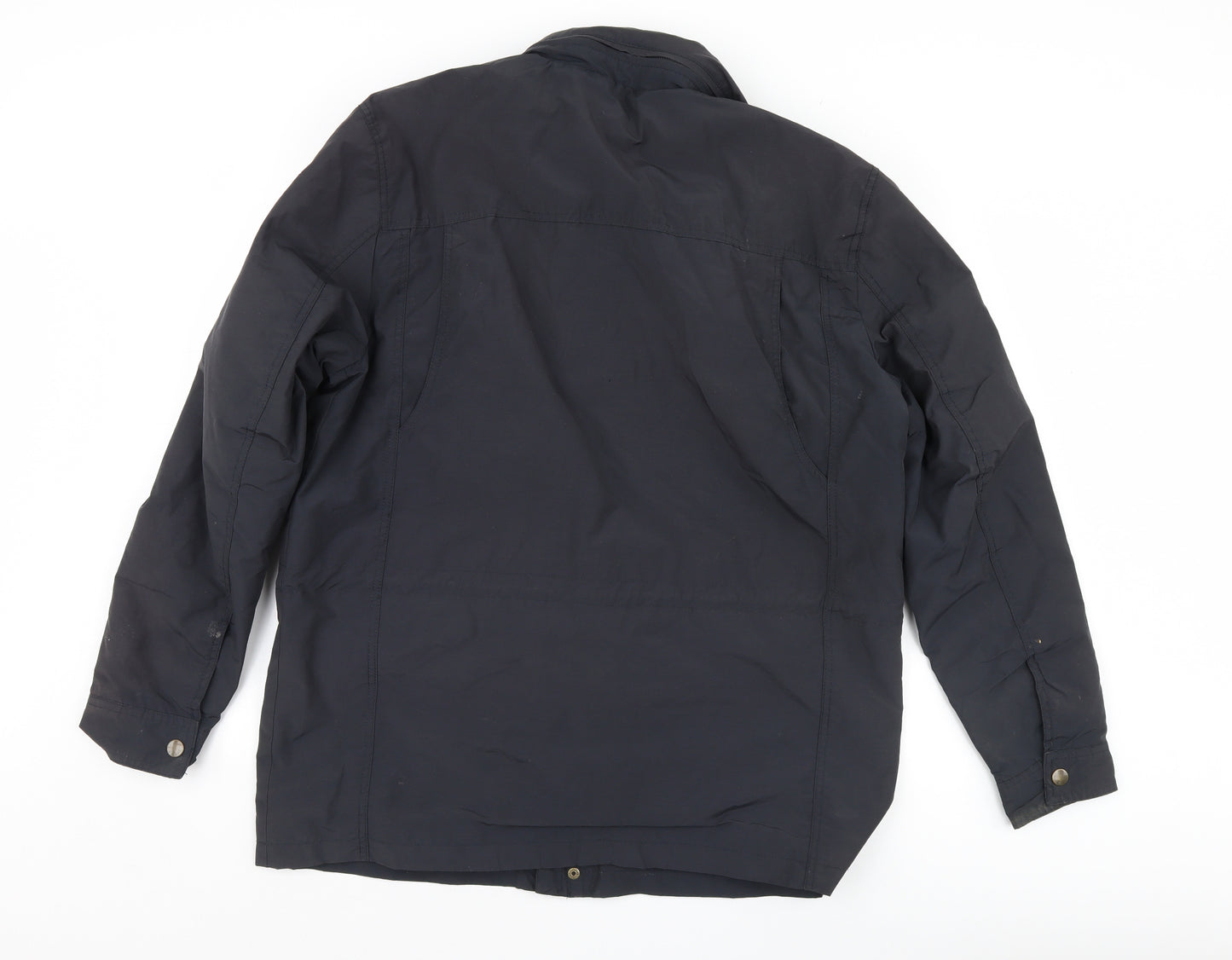 aspen and court Mens Black   Rain Coat Coat Size L