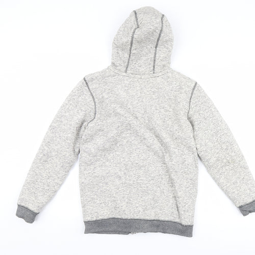 George Boys Grey   Full Zip Hoodie Size 13-14 Years