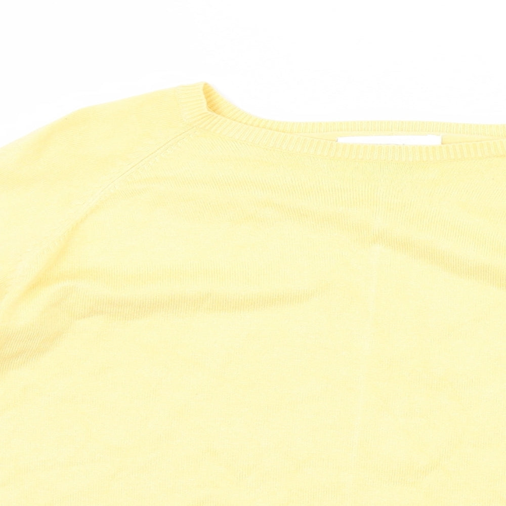 Zara Womens Yellow   Pullover Jumper Size 10