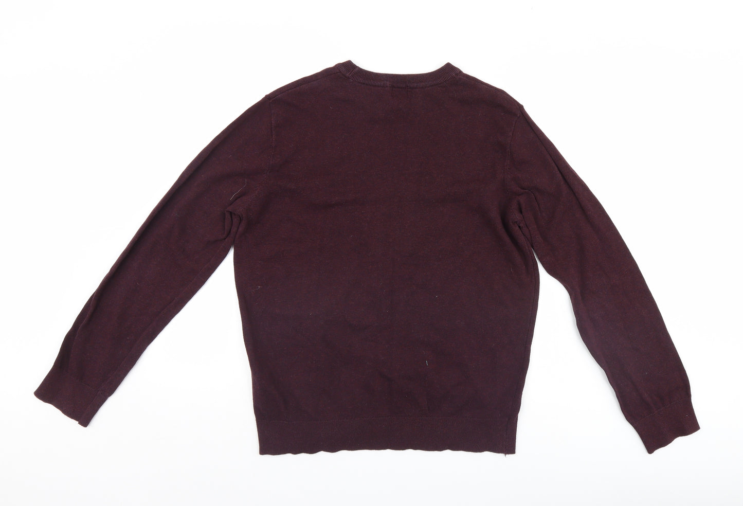 H&M Mens Purple   Pullover Jumper Size L