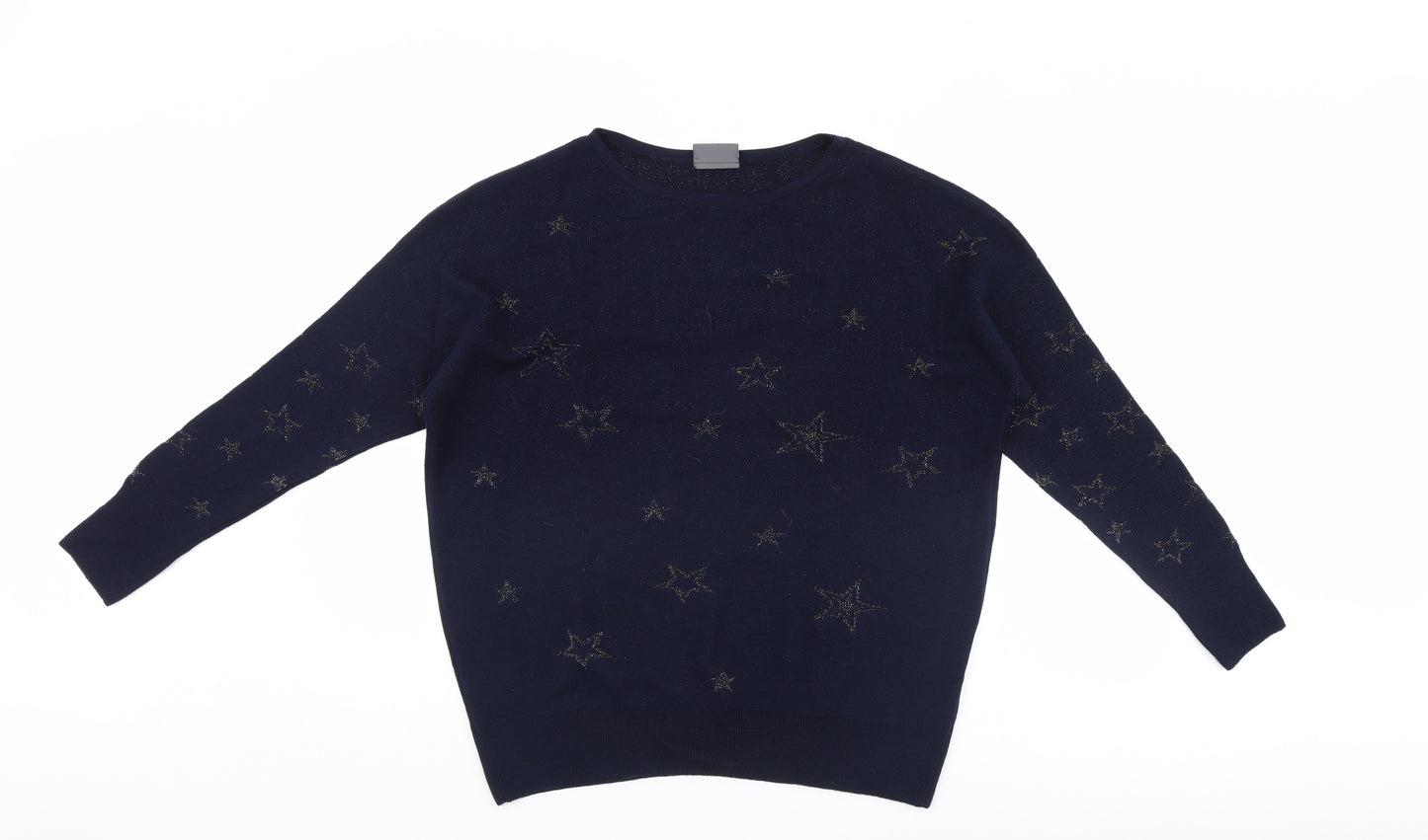 Yessica Womens Blue   Pullover Jumper Size M