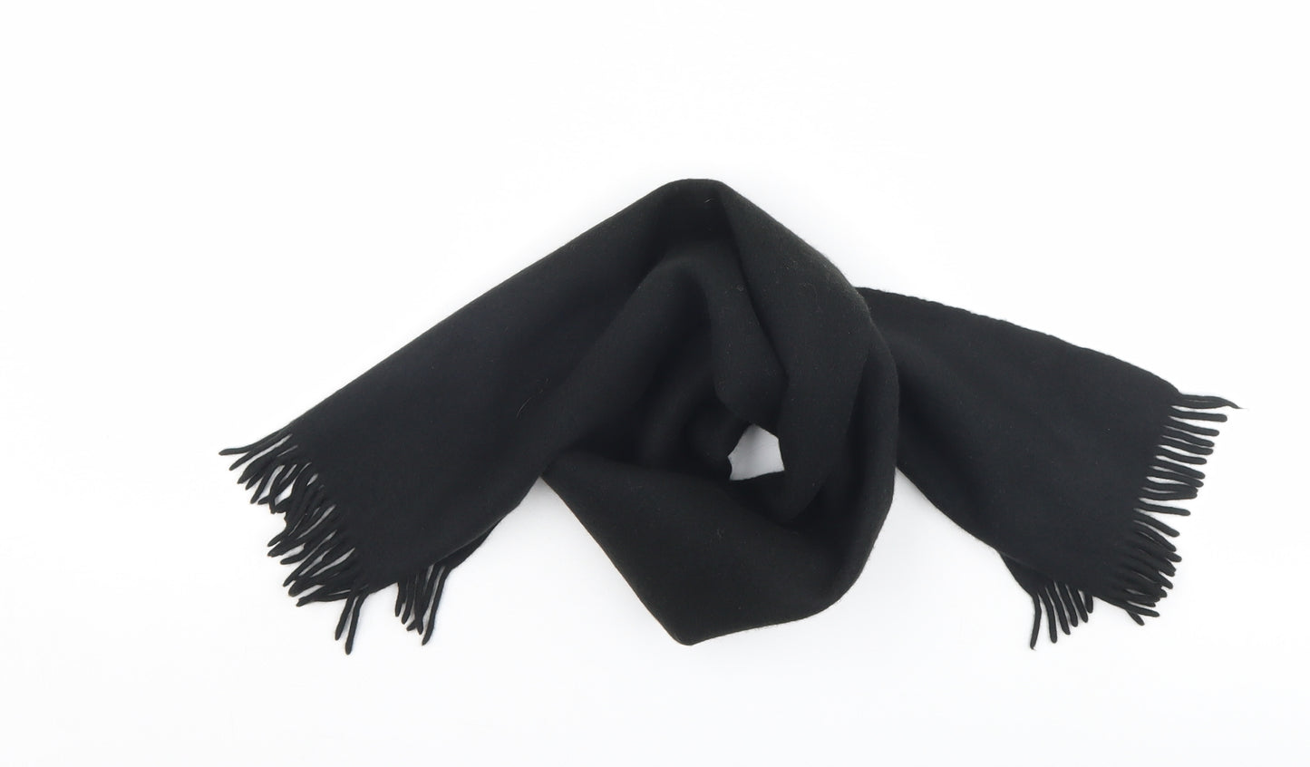 Preworn Womens Black    Scarf