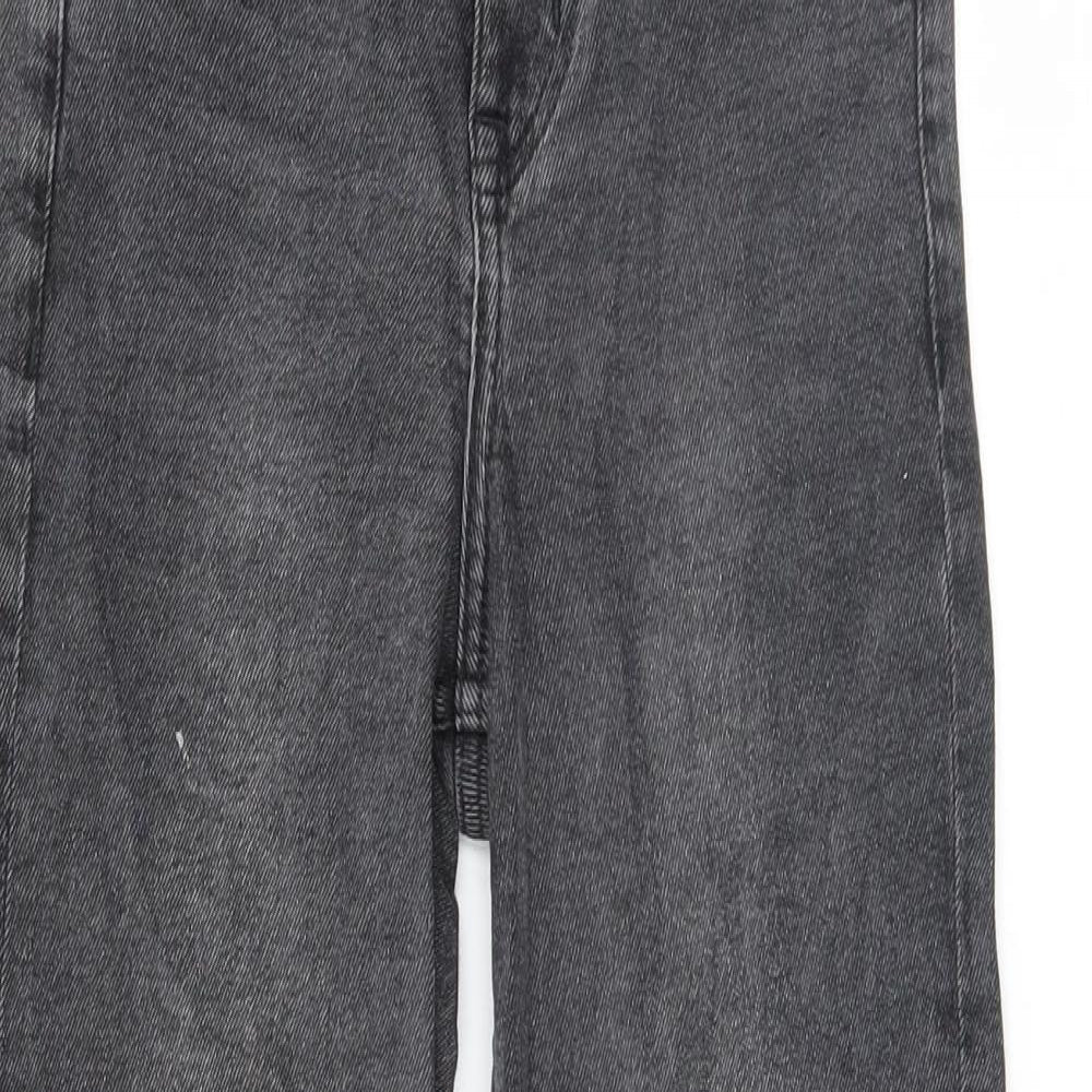 H&M Womens Black   Straight Jeans Size 6 L26 in