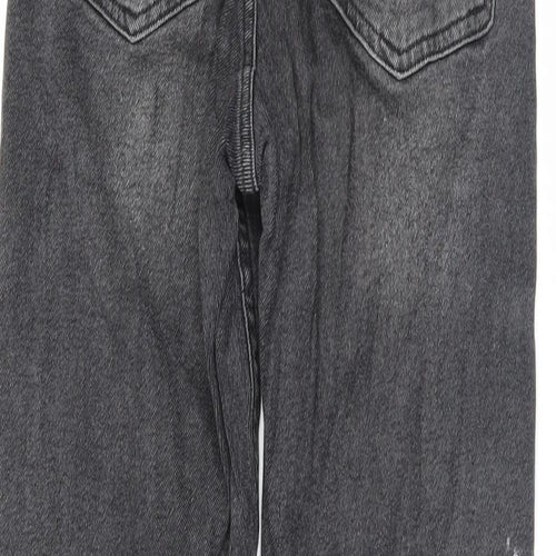 H&M Womens Black   Straight Jeans Size 6 L26 in