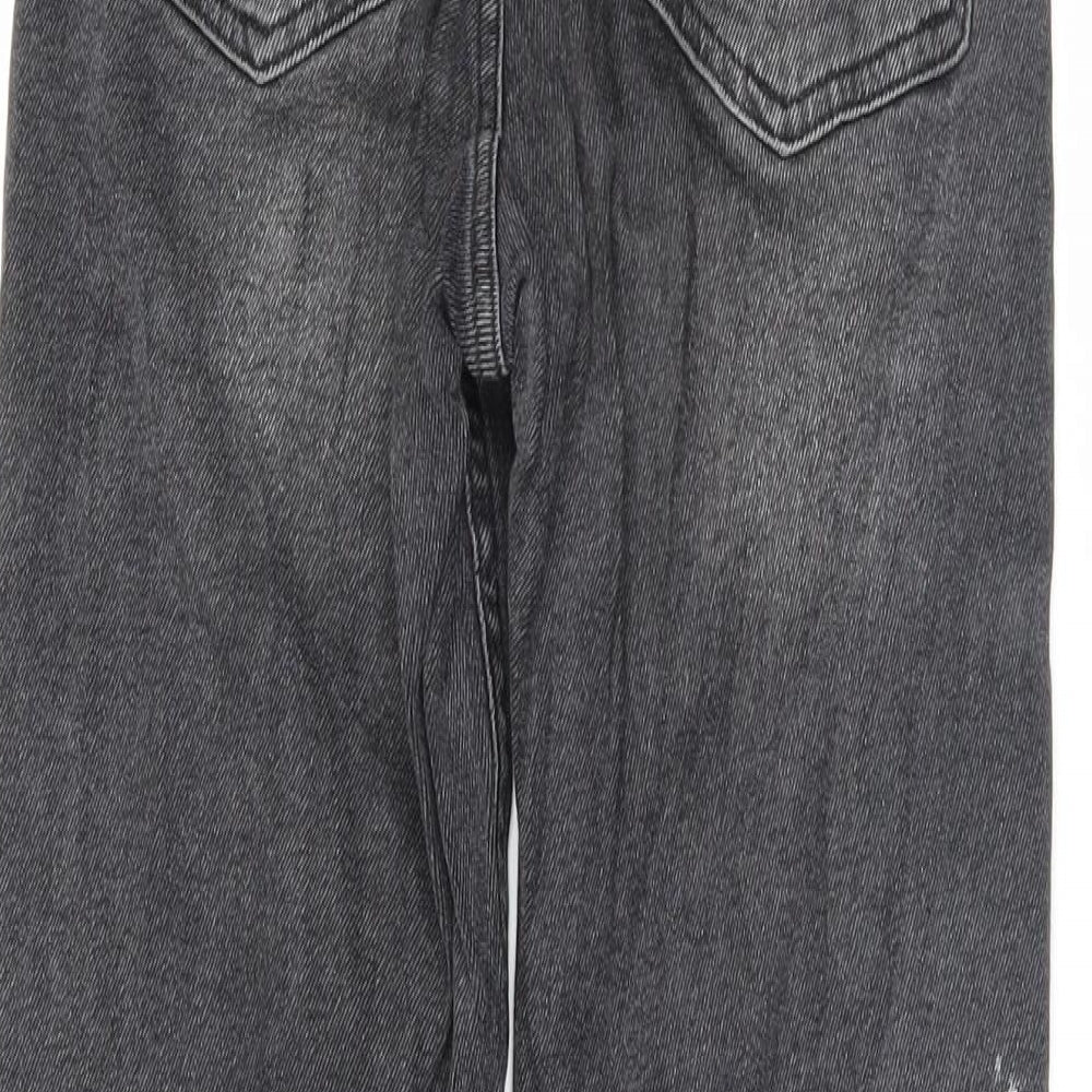 H&M Womens Black   Straight Jeans Size 6 L26 in