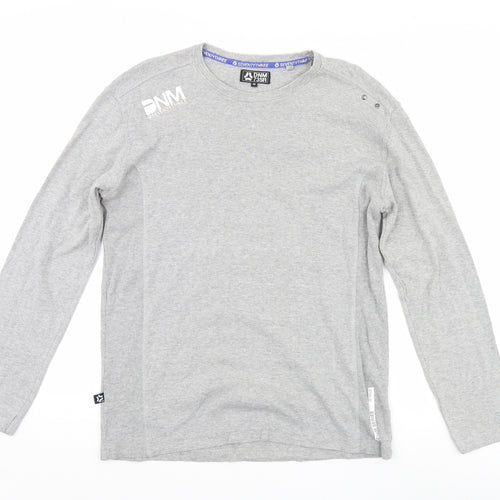 dnm Mens Grey    T-Shirt Size M