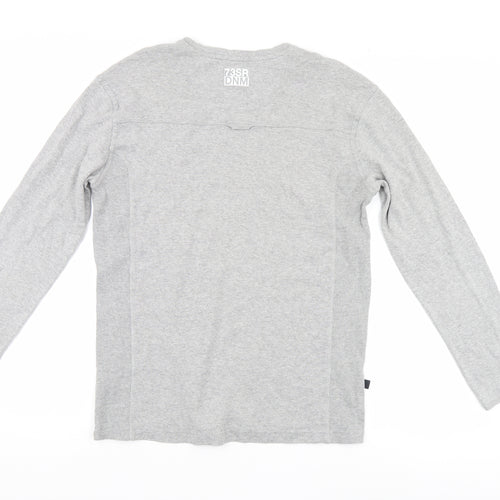 dnm Mens Grey    T-Shirt Size M