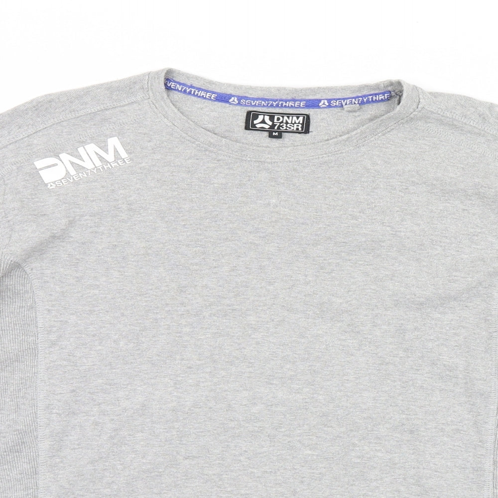 dnm Mens Grey    T-Shirt Size M