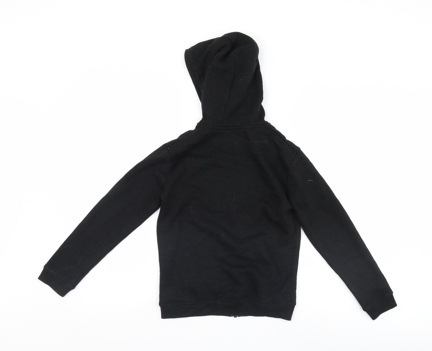 Primark Boys Black   Full Zip Hoodie Size 10-11 Years