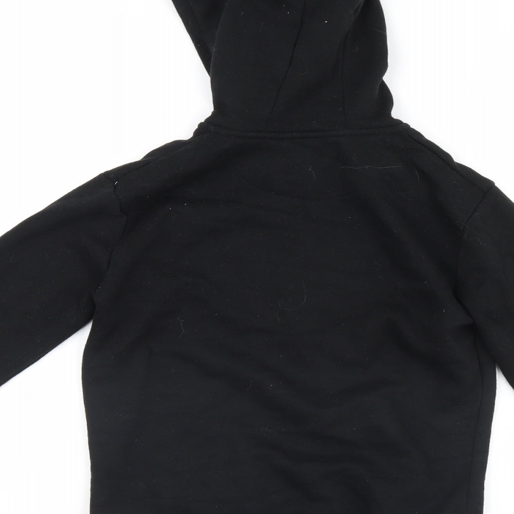 Primark Boys Black   Full Zip Hoodie Size 10-11 Years