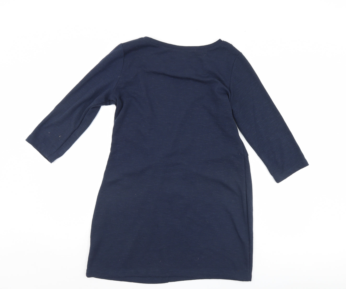 Nutmeg Womens Blue   Basic Blouse Size 12