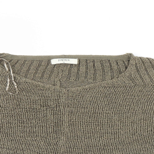 Matalan Womens Green   Pullover Jumper Size M