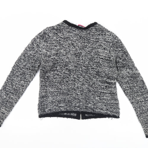 arista Womens Black   Cardigan Jumper Size S