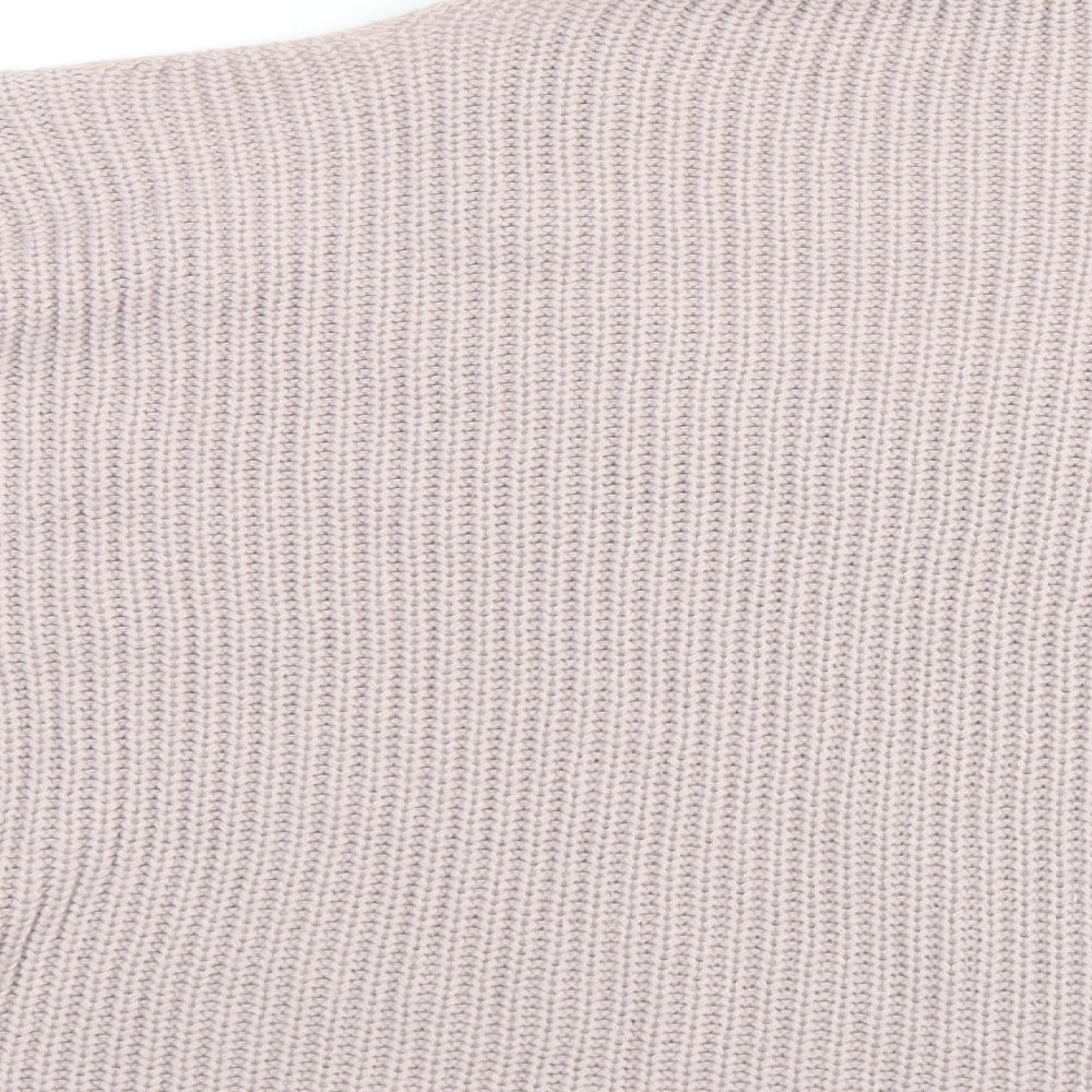 New Look Womens Pink   Henley Jumper Size M