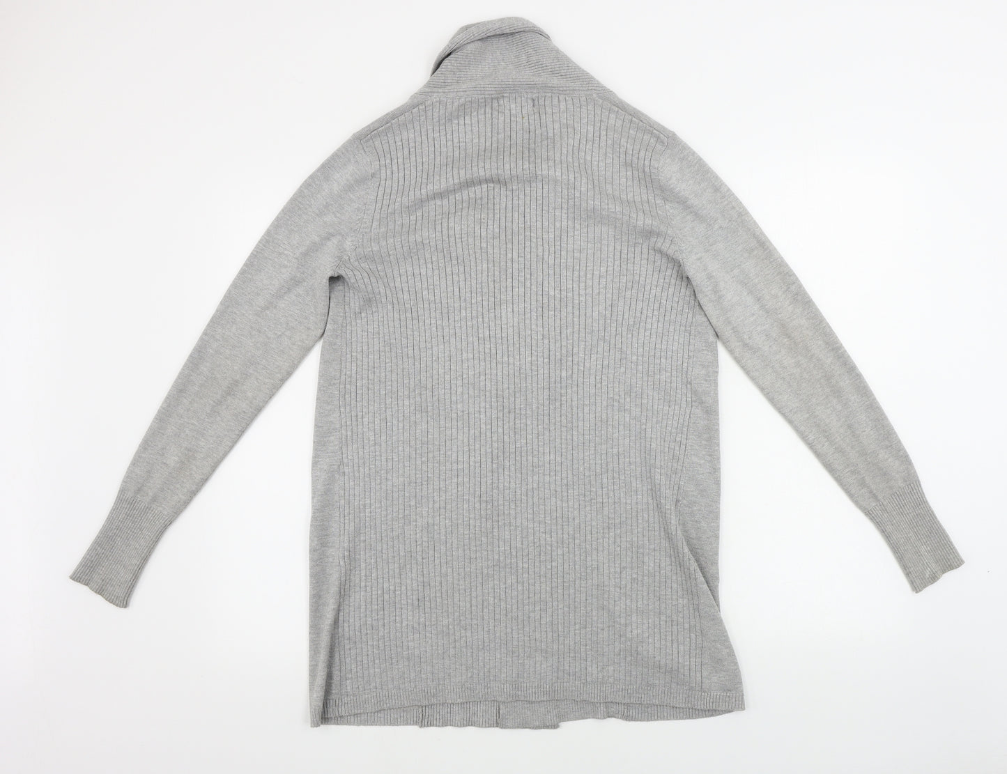 M&Co Womens Grey   Cardigan Jumper Size 10