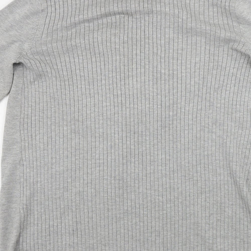 M&Co Womens Grey   Cardigan Jumper Size 10