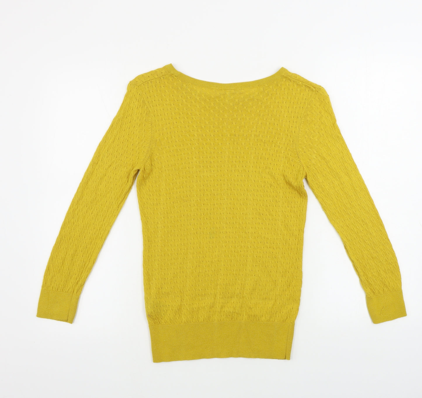 H&M  Womens Yellow   Pullover Jumper Size S