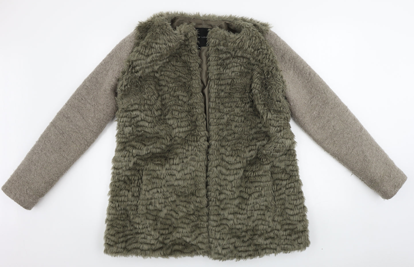 New Look  Womens Beige   Jacket Coat Size 10