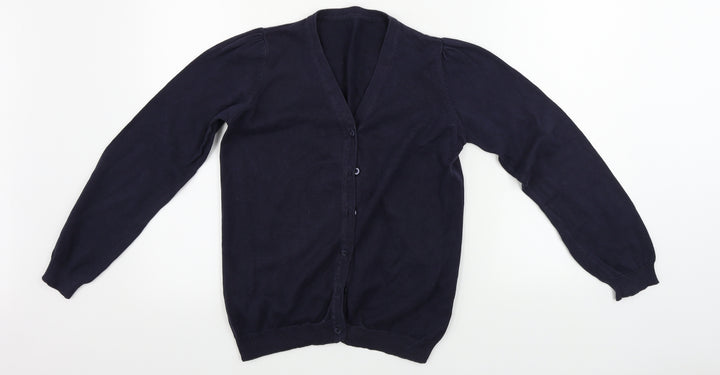 pep&co Boys Blue Cardigan Jumper Size 10-11 Years
