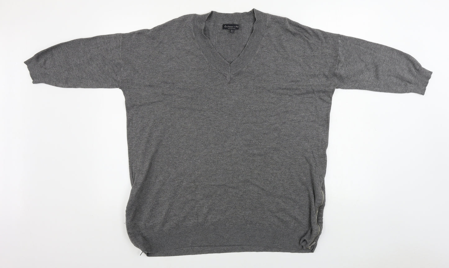 F&F  Womens Grey   Pullover Jumper Size 14