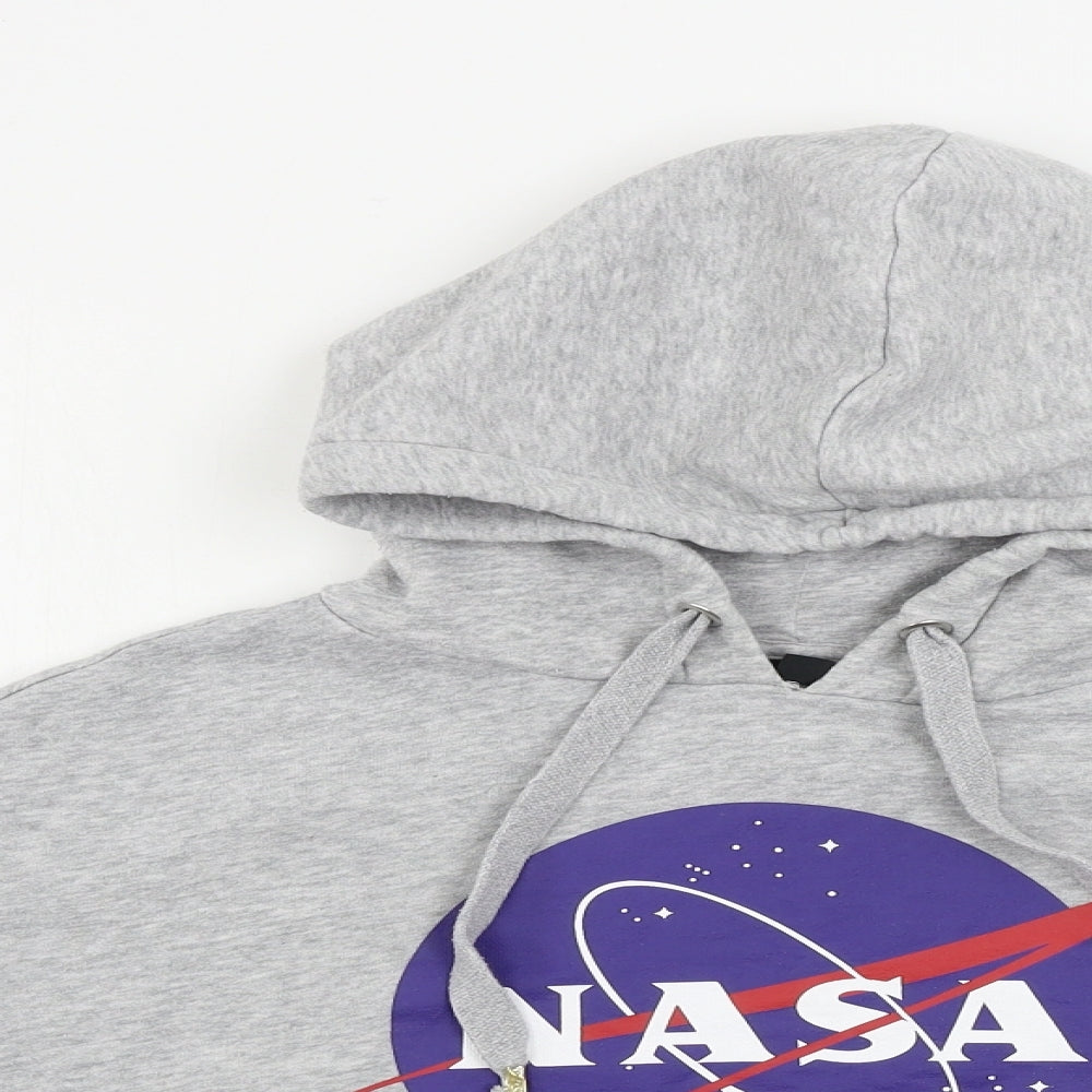 H&M  Womens Grey   Pullover Hoodie Size S  - NASA