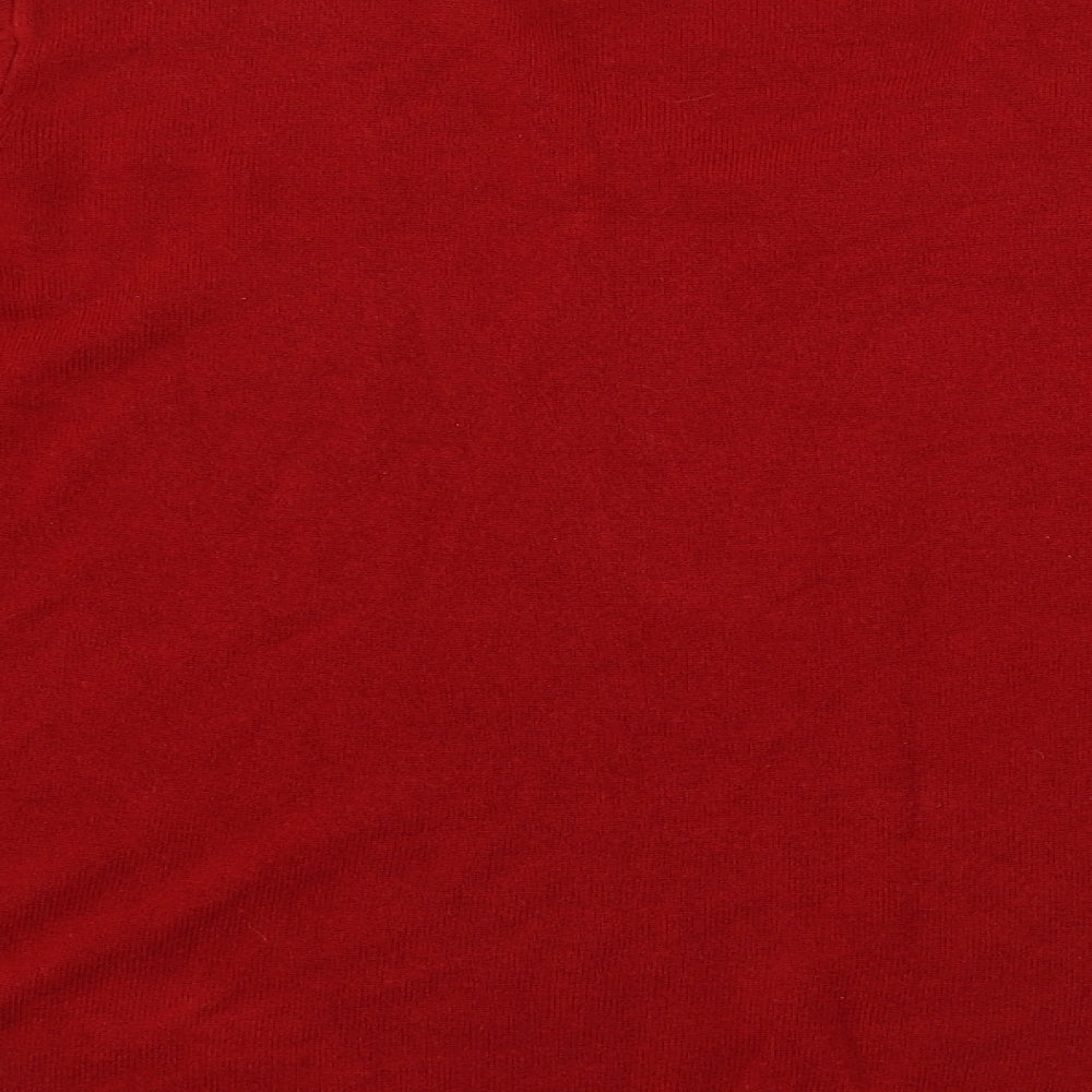 BM Womens Red   Pullover Jumper Size M