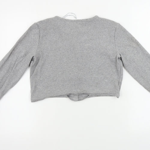 Zara Womens Grey   Cardigan Jumper Size L