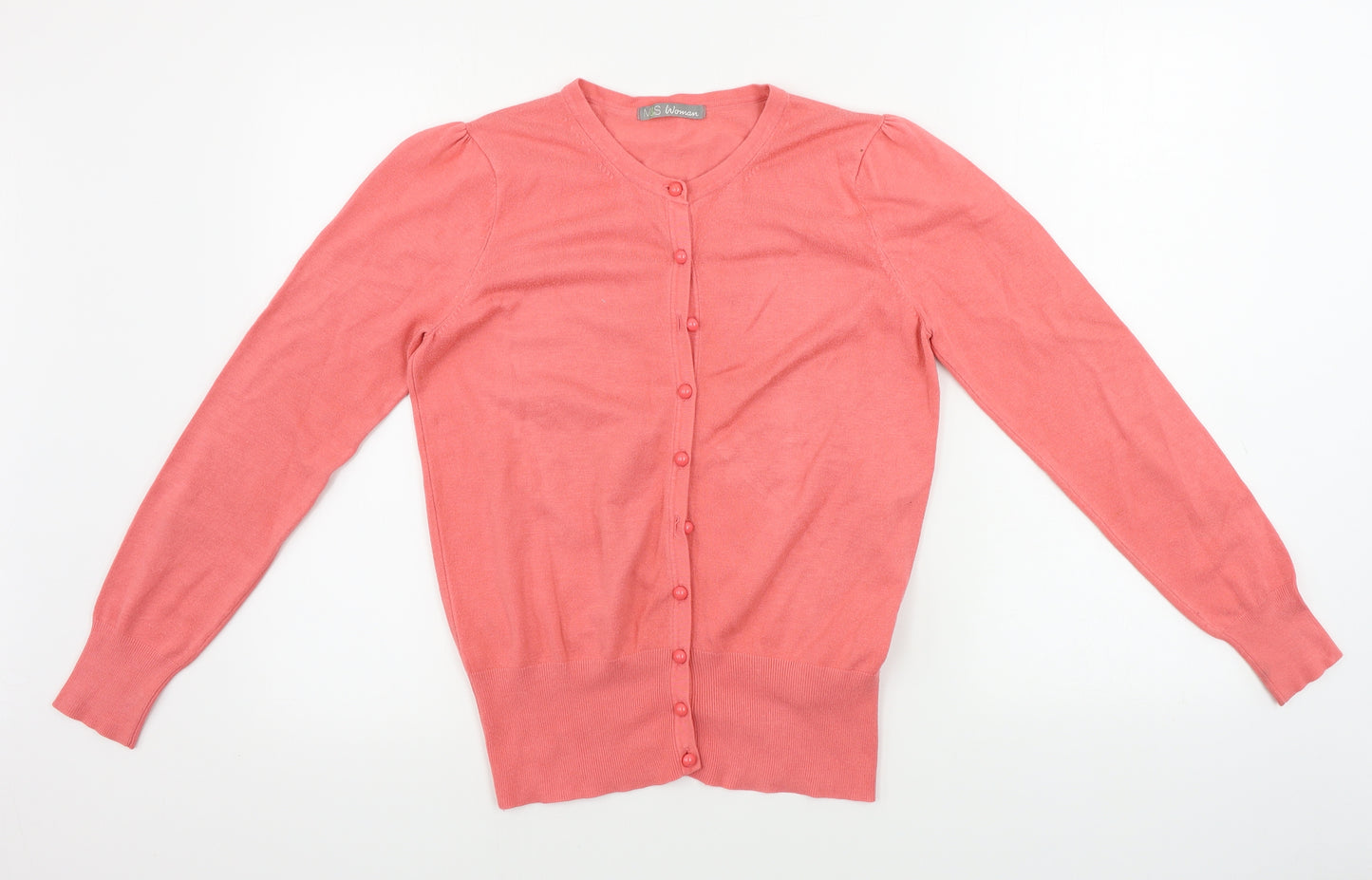 Marks and Spencer  Womens Pink   Cardigan Jumper Size 10