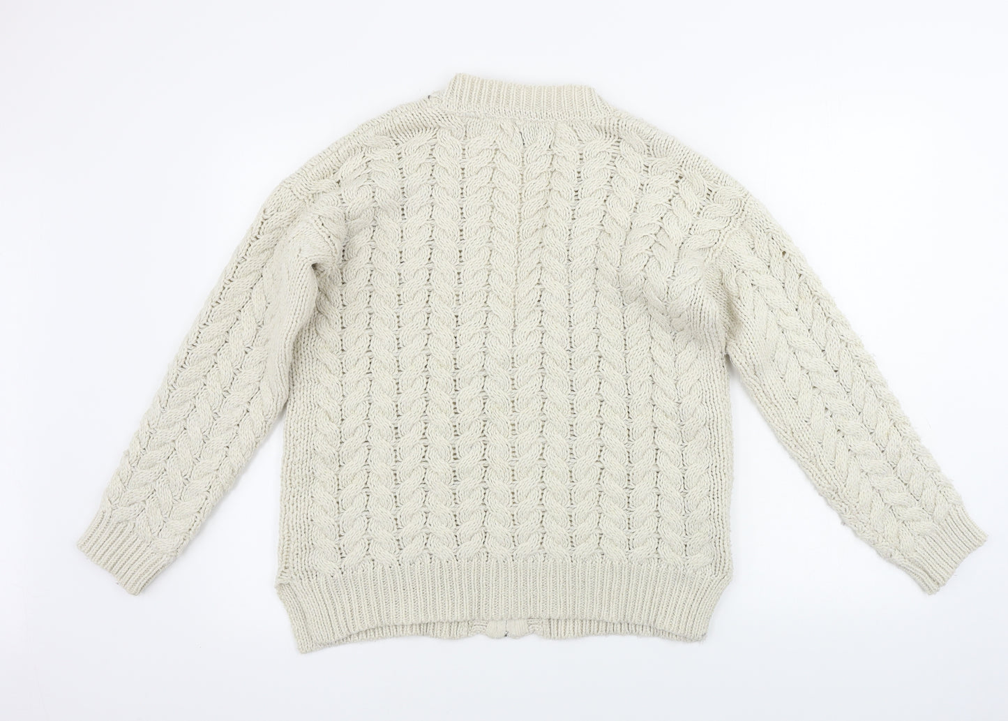 Papaya  Womens Beige   Cardigan Jumper Size S