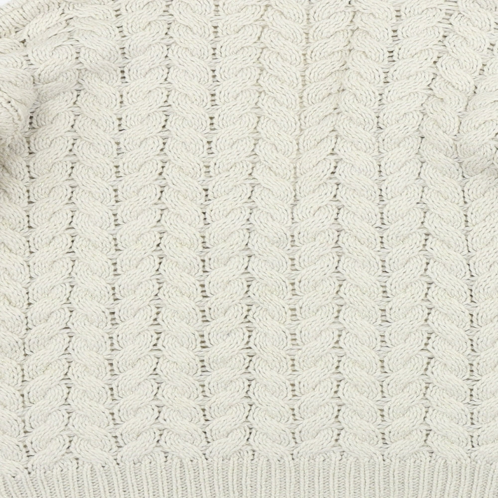 Papaya  Womens Beige   Cardigan Jumper Size S