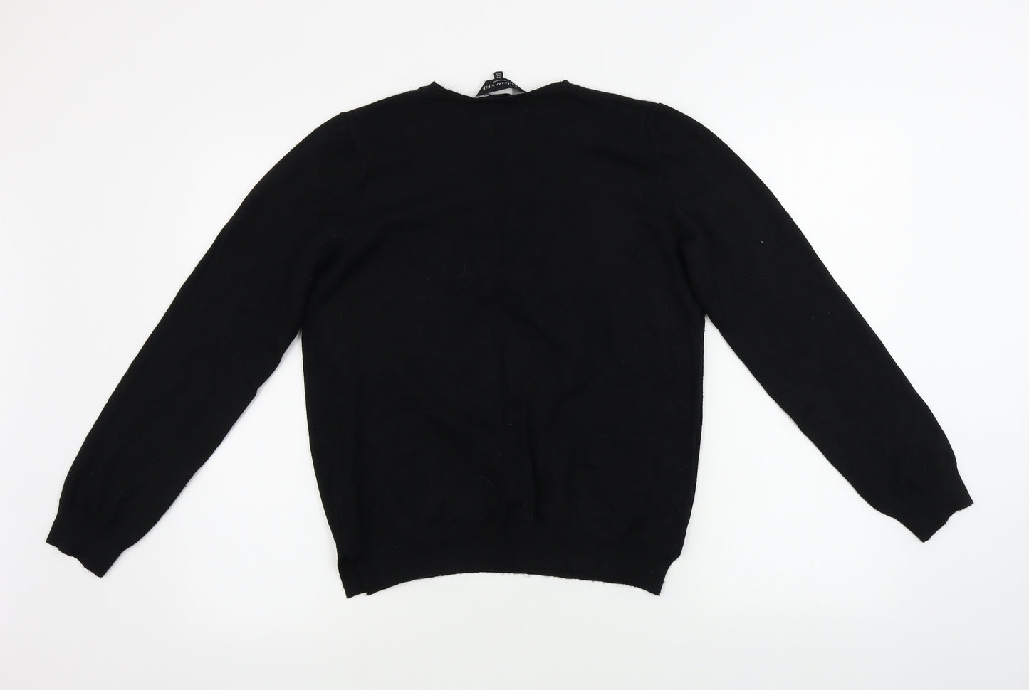 F&F  Womens Black   Pullover Jumper Size 12  - Christmas Jumper
