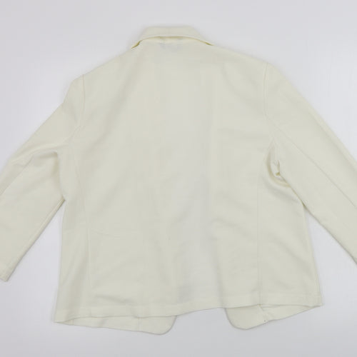 F&F  Womens Ivory   Jacket Blazer Size 12